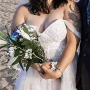 Mellisa sweet Bridal 14 altered wedding dress.